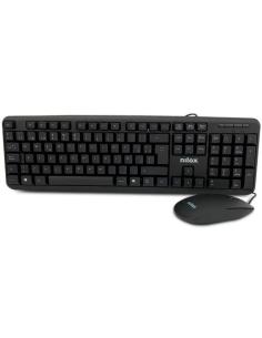TECLADO + MOUSE NILOX NXKME000004 USB BLACK