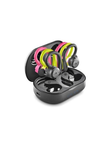 AURICULAR IN-EAR + MIC NGS ARTICA JOGGER SPORT TWS BLUETOOTH BLACK + GANCHOS MULTICOLOR
