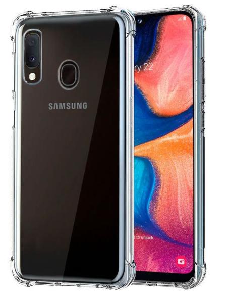 FUNDA MOVIL BACK COVER COOL ANTISHOCK TRANSPARENTE SAMSUNG GALAXY A20E A202