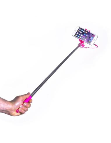 SOPORTE SELFIE CELLY MINI CON DISPARADOR JACK PINK