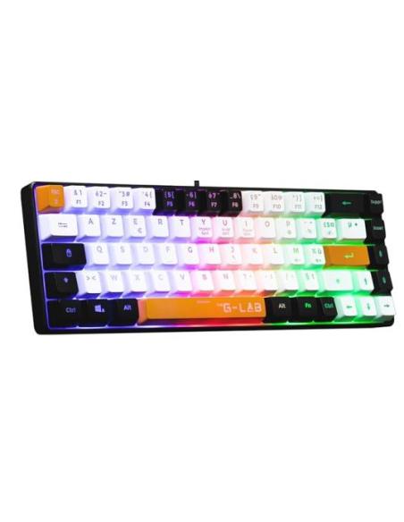TECLADO G-LAB GAMING KEYZ-HYDROGEN COMPACT USB RAINBOW