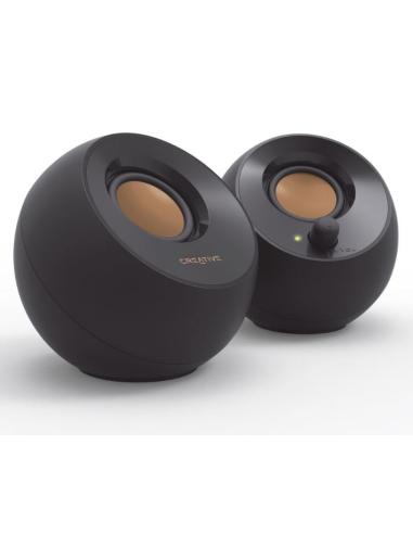 ALTAVOCES CREATIVE PEBBLE 4.4W USB JACK BLACK