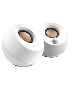 ALTAVOCES CREATIVE PEBBLE 4.4W USB JACK WHITE