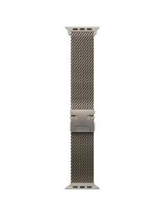 CORREA APPLE WATCH 49MM MILANESE LOOP SILVER M
