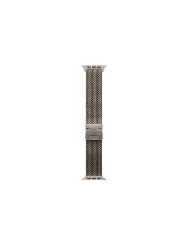 CORREA APPLE WATCH 49MM MILANESE LOOP SILVER M