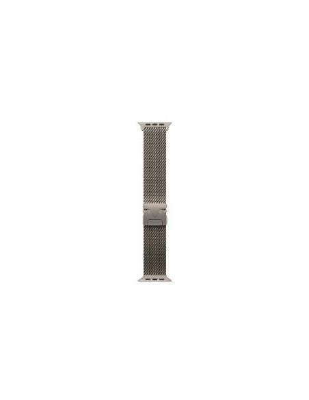 CORREA APPLE WATCH 49MM MILANESE LOOP SILVER M