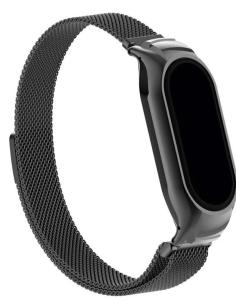 CORREA COOL PARA XIAOMI MI BAND 8 / MI BAND 9 METAL BLACK