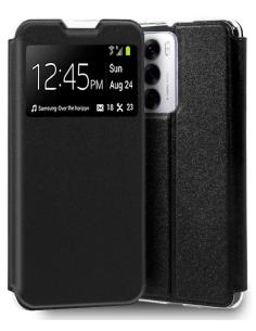 FUNDA MOVIL COOL FLIP COVER WINDOW BLACK OPPO RENO 12 5G