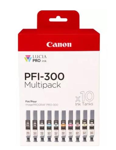 CARTUCHO CANON 300 MULTIPACK 10 COLORES...
