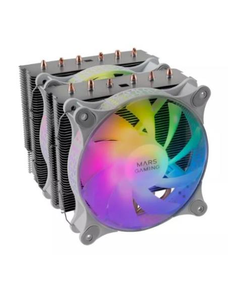 VENTILADOR CPU MARS GAMING MCPU-XT SOCKET 1366/1150/1151/1155/1156/1200/1700/AM3/AM4/AM5 WHITE