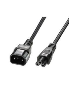 CABLE LINDY ALIMENTACION C14 / TIPO TREBOL C5 1M LINDY