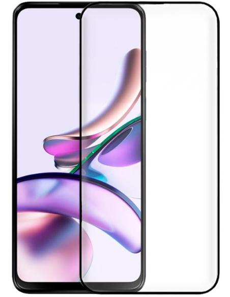 PROTECTOR COOL CRISTAL TEMPLADO 3D BLACK MOTOROLA G13 / G23 / G53 5G