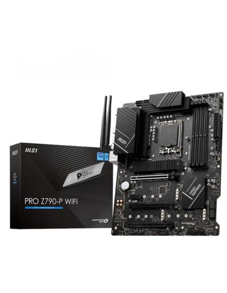 PLACA BASE MSI INTEL PRO Z790-P WIFI SOCKET 1700 ATX GRAFICA DDR5 M.2 2.5GLAN USB 3.2 USB-C AUDIO 7.1