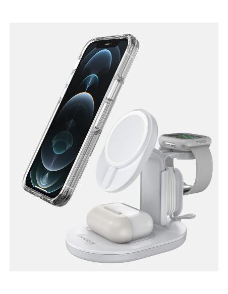 BASE DE CARGA OTTERBOX 3 EN 1 7.5W MAGSAFE WHITE