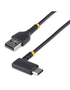 CABLE STARTECH USB MACHO / USB-C MACHO 15CM ACODADO BLACK
