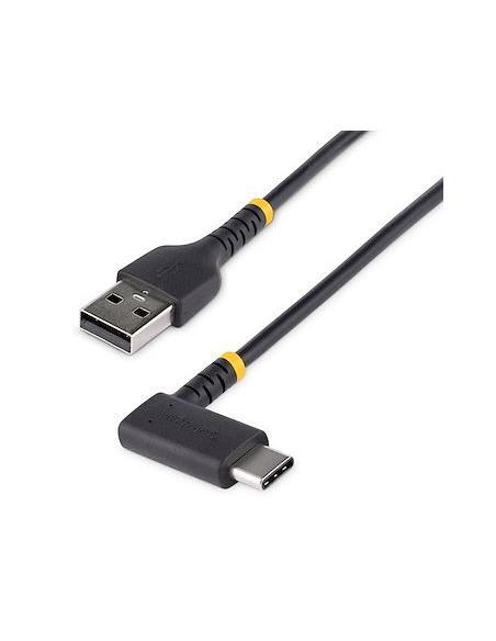 CABLE STARTECH USB MACHO / USB-C MACHO 15CM ACODADO BLACK