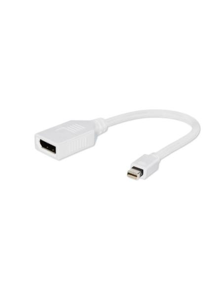 ADAPTADOR KABLEX MINI DISPLAYPORT MACHO / DISPLAYPORT HEMBRA 0.2M WHITE