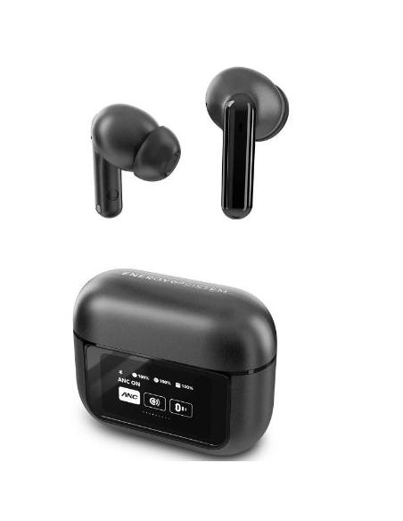 AURICULAR IN-EAR + MIC ENERGY DISPLAY ANC TWS BLUETOOTH BLACK