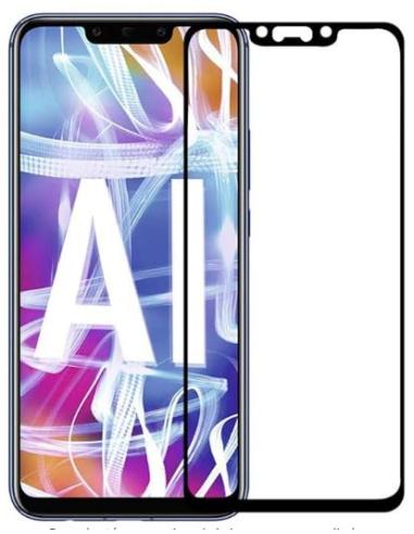 PROTECTOR HT CRISTAL TEMPLADO 3D BLACK PARA...