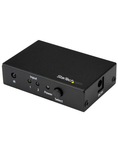 CONMUTADOR DATA SWITCH MANUAL STARTECH 2X1 HDMI 4K