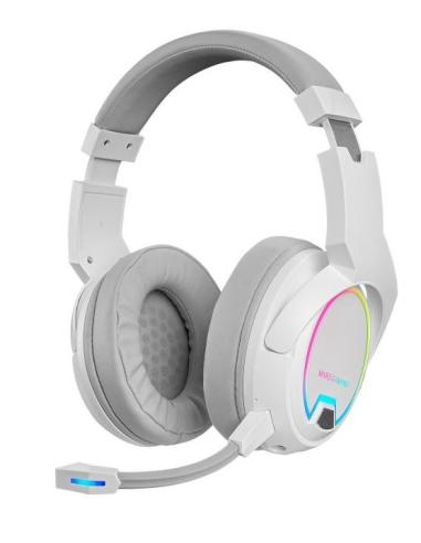 AURICULAR + MIC MARS GAMING MHW100 WIRELESS WHITE