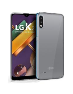 FUNDA MOVIL BACK COVER COOL SILICONA TRANSPARENTE LG K22