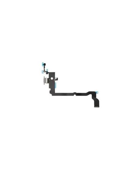 CABLE FLEX CON CONECTOR DE CARGA PARA IPHONE XS MAX SILVER