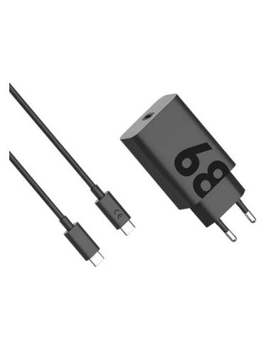 CARGADOR USB-C MOTOROLA 68W BLACK + CABLE USB-C...