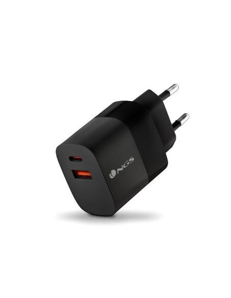 CARGADOR USB NGS BUD 45W GAN USB + USB-C BLACK