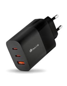 CARGADOR USB NGS BUD 65W GAN USB + 2XUSB-C BLACK