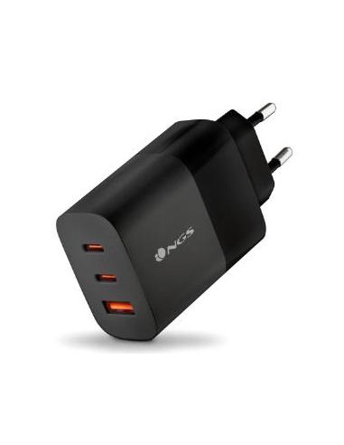 CARGADOR USB NGS BUD 65W GAN USB + 2XUSB-C BLACK