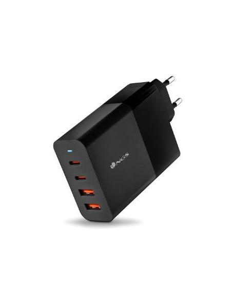 CARGADOR USB NGS BUD 100W GAN 2XUSB + 2XUSB-C BLACK