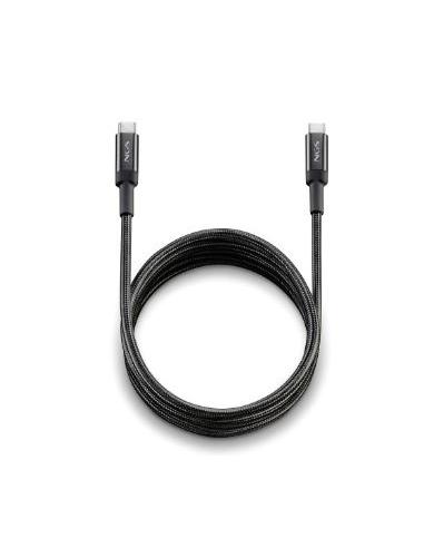 CABLE NGS USB-C MACHO / USB-C MACHO 65W 2M BLACK