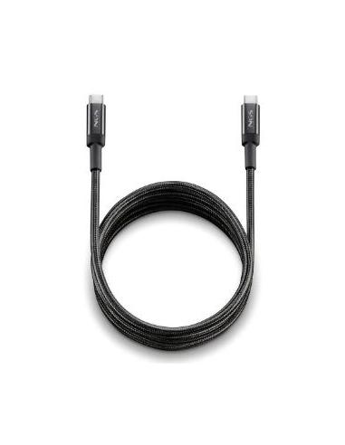 CABLE NGS USB-C MACHO / USB-C MACHO 100W 2M BLACK