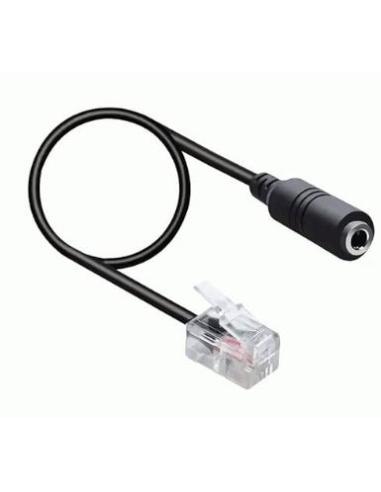 ADAPTADOR KABLEX RJ9 MACHO / JACK HEMBRA PARA...