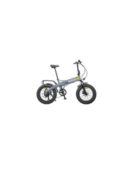 BICICLETA ELECTRICA NILOX EBIKE J4 PLUS FAT BIKE PLEGABLE GREY