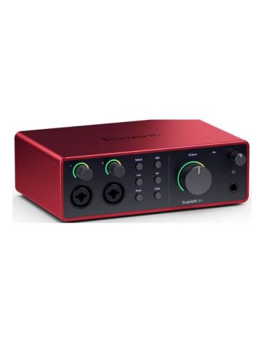 INTERFAZ DE AUDIO FOCUSRITE SCARLETT 4I4 4G RED