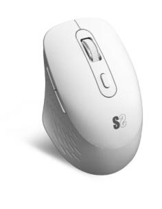 MOUSE SUBBLIM CURVE ERGO WIRELESS BLUETOOTH DUAL WHITE