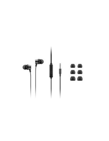 AURICULAR IN-EAR + MIC LENOVO JACK BLACK