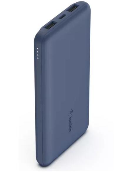 BATERIA EXTERNA UNIVERSAL BELKIN 10.000MAH USB-C 2XUSB BLUE