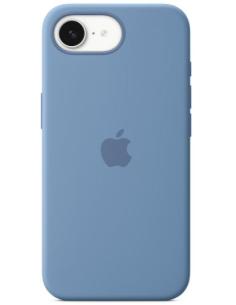 FUNDA IPHONE 16E APPLE SILICONA WINTER BLUE