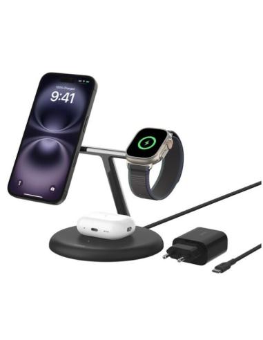 BASE DE CARGA BELKIN 3 EN 1 BOOST CHARGE PRO...