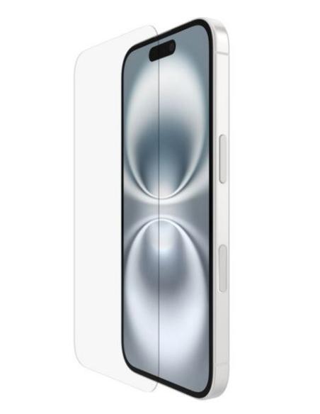 PROTECTOR BELKIN CRISTAL TEMPLADO SCREENFORCE PARA IPHONE 16 / 15 / 14 PRO