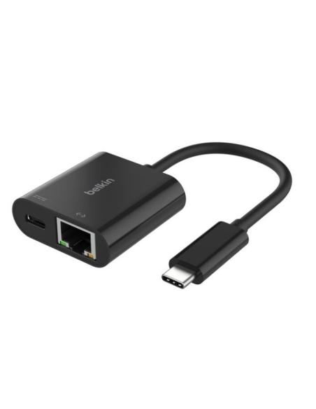 PUERTO REPLICADOR USB-C BELKIN RJ45 + USB-C PD 100W BLACK