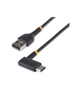 CABLE STARTECH USB MACHO / USB-C MACHO 1M ACODADO BLACK