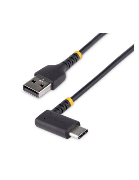 CABLE STARTECH USB MACHO / USB-C MACHO 1M ACODADO BLACK