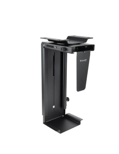 SOPORTE CPU TOOQ ESCRITORIO/PARED TQMUD01 BLACK