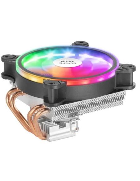 VENTILADOR CPU MARS GAMING MCPU220 SOCKET 1366/1150/1151/1155/1156/1200/1700/2011/2066/AM3/AM4/AM5 BLACK