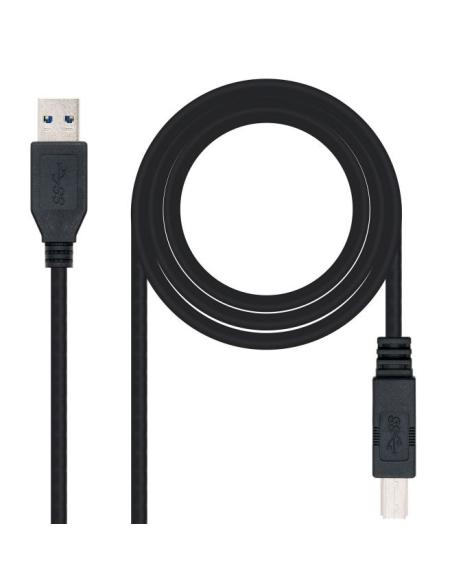 CABLE NANOCABLE USB 3.0 MACHO / USB B MACHO 2M