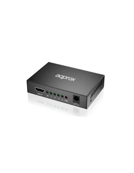 MULTIPLEXOR APPROX HDMI 4 PUERTOS BLACK